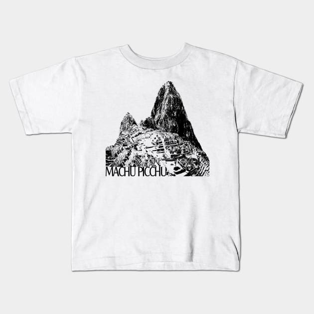 Machu Picchu Kids T-Shirt by TravelTs